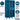 15-inch Wide Single Tier See-Through Metal Locker - 3 Wide - 6 Feet High - 15-inch Deep by Salsbury – Blue – Assembled by Salsbury (view 2)