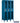 15-inch Wide Single Tier See-Through Metal Locker - 3 Wide - 6 Feet High - 18-inch Deep by Salsbury – Blue – Assembled by Salsbury