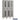 15-inch Wide Single Tier Vented Metal Locker - 3 Wide - 6 Feet High - 15-inch Deep by Salsbury – Gray – Unassembled by Salsbury