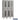 15-inch Wide Single Tier Vented Metal Locker - 3 Wide - 6 Feet High - 18-inch Deep by Salsbury – Gray – Unassembled by Salsbury