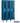 15-inch Wide Single Tier Vented Metal Locker - 3 Wide - 6 Feet High - 18-inch Deep by Salsbury – Blue – Assembled by Salsbury