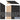 15-inch Wide Triple Tier Designer Wood Locker - 1 Wide - 6 Feet High - 21-inch Deep by Salsbury – Black – Hasps by Salsbury (view 6)