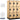 15-inch Wide Triple Tier Designer Wood Locker - 3 Wide - 6 Feet High - 24-inch Deep by Salsbury – Maple – Silver Electronic Locks by Salsbury