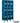 15-inch Wide Triple Tier See-Through Metal Locker - 3 Wide - 6 Feet High - 15-inch Deep by Salsbury – Blue – Assembled by Salsbury
