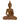 17&quot; Thai Sitting Zenjo Buddha Statue / Rust Patina by East-West Furnishings