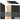 18-inch Wide Double Tier 'S' Style Designer Wood Locker - 1 Wide - 6 Feet High - 21-inch Deep by Salsbury – Black – Hasps by Salsbury (view 6)