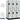 18-inch Wide Double Tier 'S' Style Designer Wood Locker - 3 Wide - 6 Feet High - 24-inch Deep by Salsbury – Gray – Hasps by Salsbury