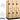 18-inch Wide Double Tier 'S' Style Designer Wood Locker - 3 Wide - 6 Feet High - 24-inch Deep by Salsbury – Maple – Silver Resettable Combination Locks by Salsbury