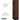 18-inch Wide Four Tier Designer Wood Locker - 1 Wide - 6 Feet High - 21-inch Deep by Salsbury – Mahogany – Silver Resettable Combination Locks by Salsbury