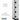 18-inch Wide Four Tier Designer Wood Locker - 1 Wide - 6 Feet High - 24-inch Deep by Salsbury – Gray – Hasps by Salsbury
