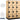 18-inch Wide Four Tier Designer Wood Locker - 3 Wide - 6 Feet High - 24-inch Deep by Salsbury – Maple – Black Electronic Locks by Salsbury