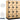 18-inch Wide Four Tier Designer Wood Locker - 3 Wide - 6 Feet High - 24-inch Deep by Salsbury – Maple – Silver Resettable Combination Locks by Salsbury
