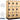 18-inch Wide Triple Tier Designer Wood Locker - 3 Wide - 6 Feet High - 24-inch Deep by Salsbury – Maple – Silver Resettable Combination Locks by Salsbury