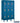 18-inch Wide Triple Tier Standard Metal Locker - 3 Wide - 6 Feet High - 18-inch Deep by Salsbury – Blue – Assembled by Salsbury