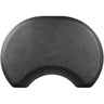 2.5'x3.5' Granite Collection Round Salon Mat with Chair Depression in Granite Steel by Smart Step