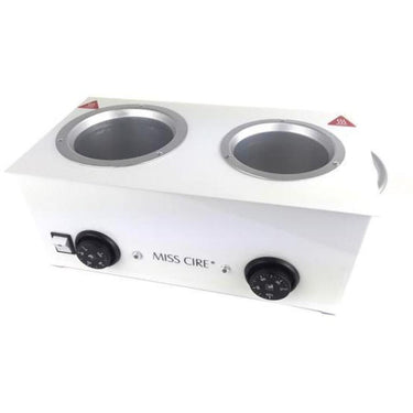 2-in-1 Professional Dual Wax Warmer - Hard & Soft Wax Warmer / Holds 2.2 Lbs of Hard Wax and 14 oz. of Soft Wax