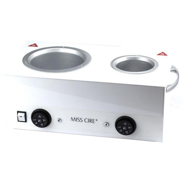 2-in-1 Professional Dual Wax Warmer - Hard & Soft Wax Warmer / Holds 5 Lbs. of Hard Wax and 14 oz. of Soft Wax