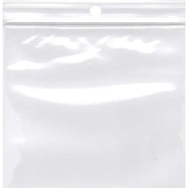 2 Mil Polypropylene Hang Hole Zip Bags - 12"W x 15"L / 1 Case (1,000 per Case)