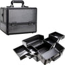 2-Tier Professional Cosmetic Case with Accordion Trays - Black by TruCase