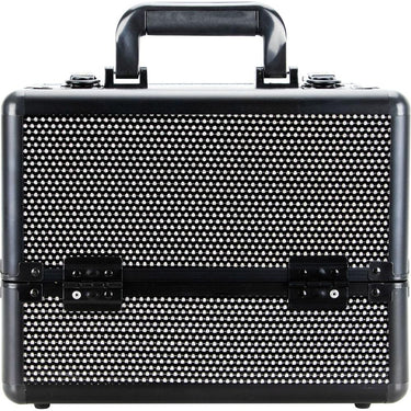 2-Tier Professional Cosmetic Case with Accordion Trays - Black by TruCase