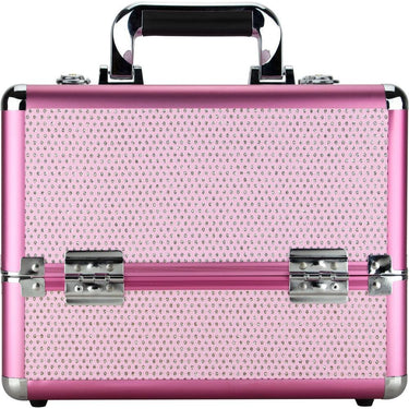 2-Tier Professional Cosmetic Case with Accordion Trays - Pink by TruCase