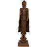 21" Standing Semui Buddha Statue / Rust Patina by East-West Furnishings