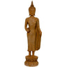 21" Thai Standing Gebon Buddha Statue /Rust Patina by East-West Furnishings
