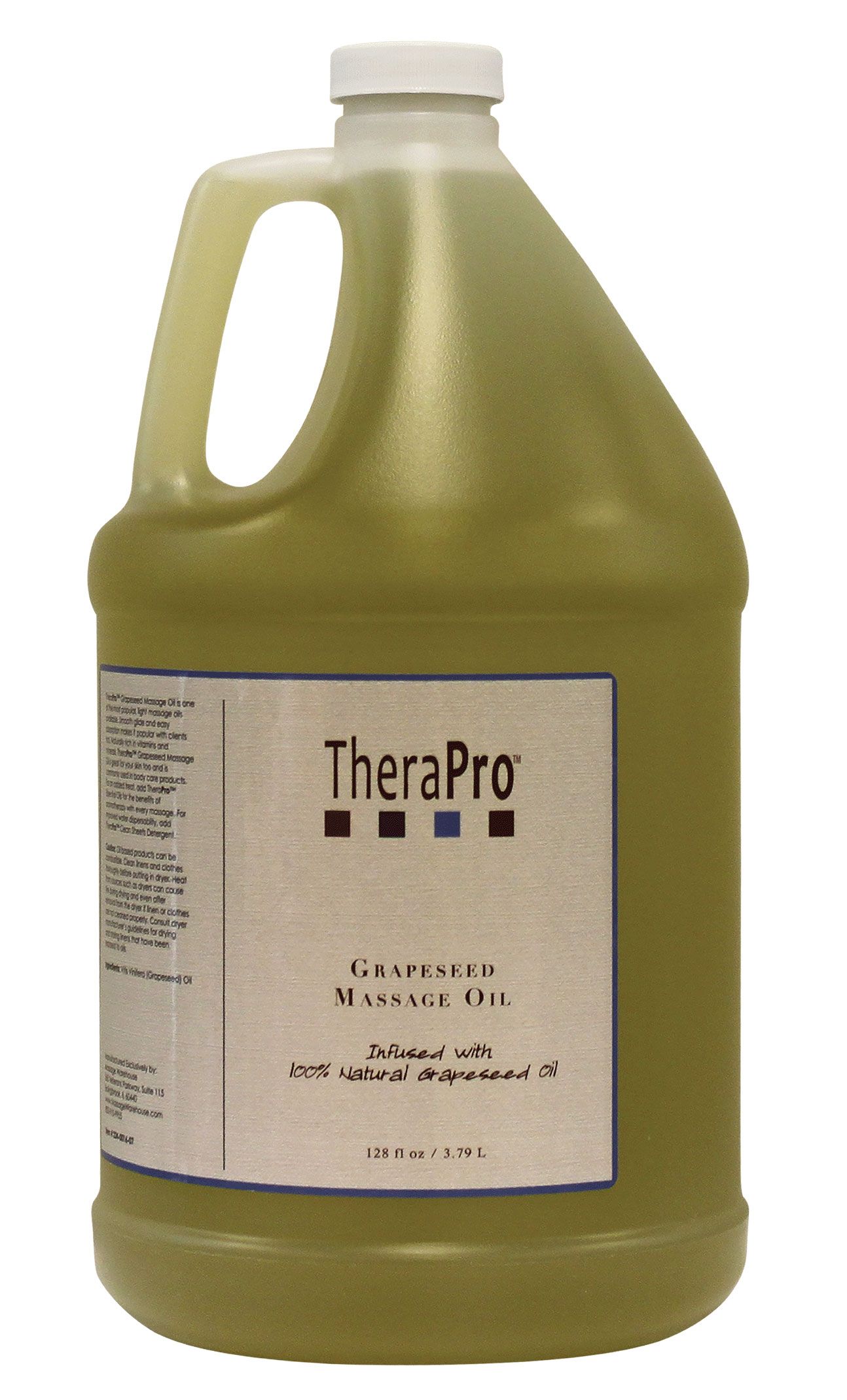Therapro Grapeseed Oil / 1 Gallon Pure Spa Direct