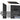 24-inch Wide Designer Wood Gear Locker - 6 Feet High - 18-inch Deep by Salsbury – Black – Hasps by Salsbury (view 7)