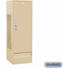 24-inch Wide Standard Gear Metal Locker - 6 Feet High - 18-inch Deep by Salsbury – Tan – Assembled by Salsbury