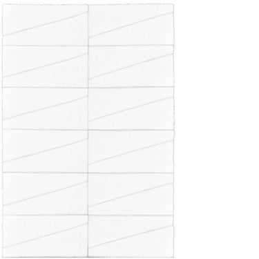 24-Piece Wedge Sponge Block - White - Latex-Free / 50 Blocks X 24 Pieces per Block = 1,200 Wedge Sponges
