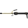 24K Gold Extended Barrel Spring Clamp Curling Iron - 5/8" by Hot Tools