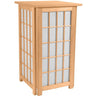 27" Tall Hokkaido End Table Shoji Lamp - Natural, Honey, Rosewood or Black by East-West Furnishings