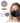3-Layers Cloth Face Masks - Black Color (Small Size) - Breathable, Water-Resistant, Multi-Use - Pack of 2