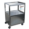 3 Shelf Stainless Steel Cabinet Cart / 21"x16"x30" by Ideal Products (MCC321)