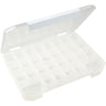 30 Adjustable Grids Rhinestone, Nail Art Organizer Box - Natural - Each