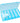 36 Grids Adjustable Plastic Nail Art Supply Storage Box - Blue - Each