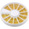 3D Nail Art Caviar Bullion Beads - Assorted Sizes - Gold - Each