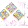 3D Nail Art Designs - AB Crystal Chess Board / Pack of 144 Pieces