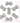 3D Nail Art Designs - Diamond Nail Bow Tie / Pack of 20 Pieces