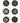 3D Nail Art Rhinestones / 6 Different Metallic 3D Designs by DL Pro