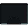 3'x4' Tough Guy Rectangle Salon Mat with Chair Depression in Black by Smart Step
