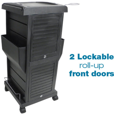 4-Tray Lockable Trolley by Celebrity