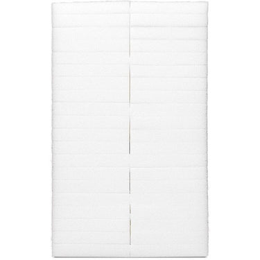 40-Piece Rectangular Sponge Block - White - Latex-Free / 60 Blocks X 40 Pieces per Block = 2,400 Makeup Sponges