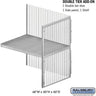 48-inch Wide Double Tier Bulk Storage Locker - Add On - 60-inch Deep by Salsbury – Default Title by Salsbury