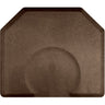 4'x4.5' Granite Collection Salon Mat with Chair Depression in Granite Copper by Smart Step