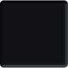 4'x4' Tough Guy Rectangle Salon Mat with Chair Depression in Black by Smart Step