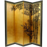 5 1/2 ft. Tall Gold Leaf Bamboo Room Divider by East-West Furnishings