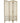 5-1/2 ft. Tall Open Lattice Fabric Room Divider - Burnt Brown, Burnt Grey or Burnt White / 3 Panels, 4 Panels or 6 Panels by East-West Furnishings