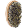 5-1/4" Curved Oval Palm Brush - 100% Natural Boar Bristles + Nylon Bristles / 11 Rows by Scalpmaster